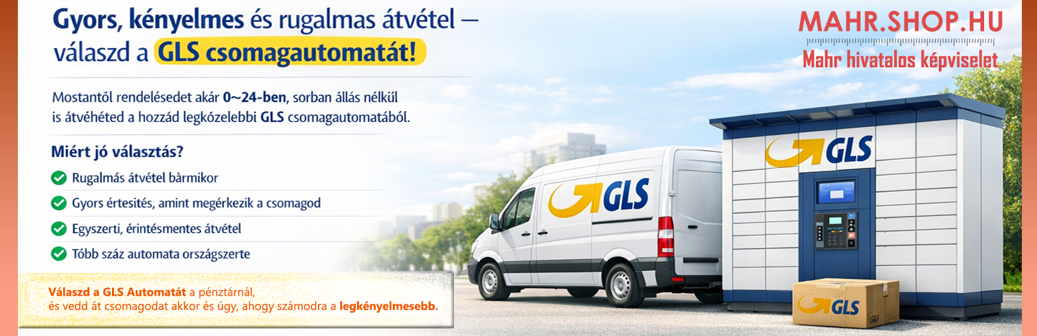 MAHR.SHOP.HU | A GLS automaták országos hálózata több mint 2900 automata pontból áll, 0–24 órás elérhetőséggel.