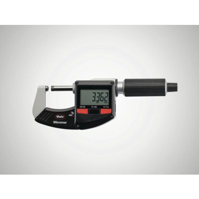   Mahr 4157031 Digitális kengyeles mikrométer csőfalvastagság-méréshez, adatkimenettel,  IP65 védelemmel Micromar 40 EWR-R, 25-50mm(1-2")